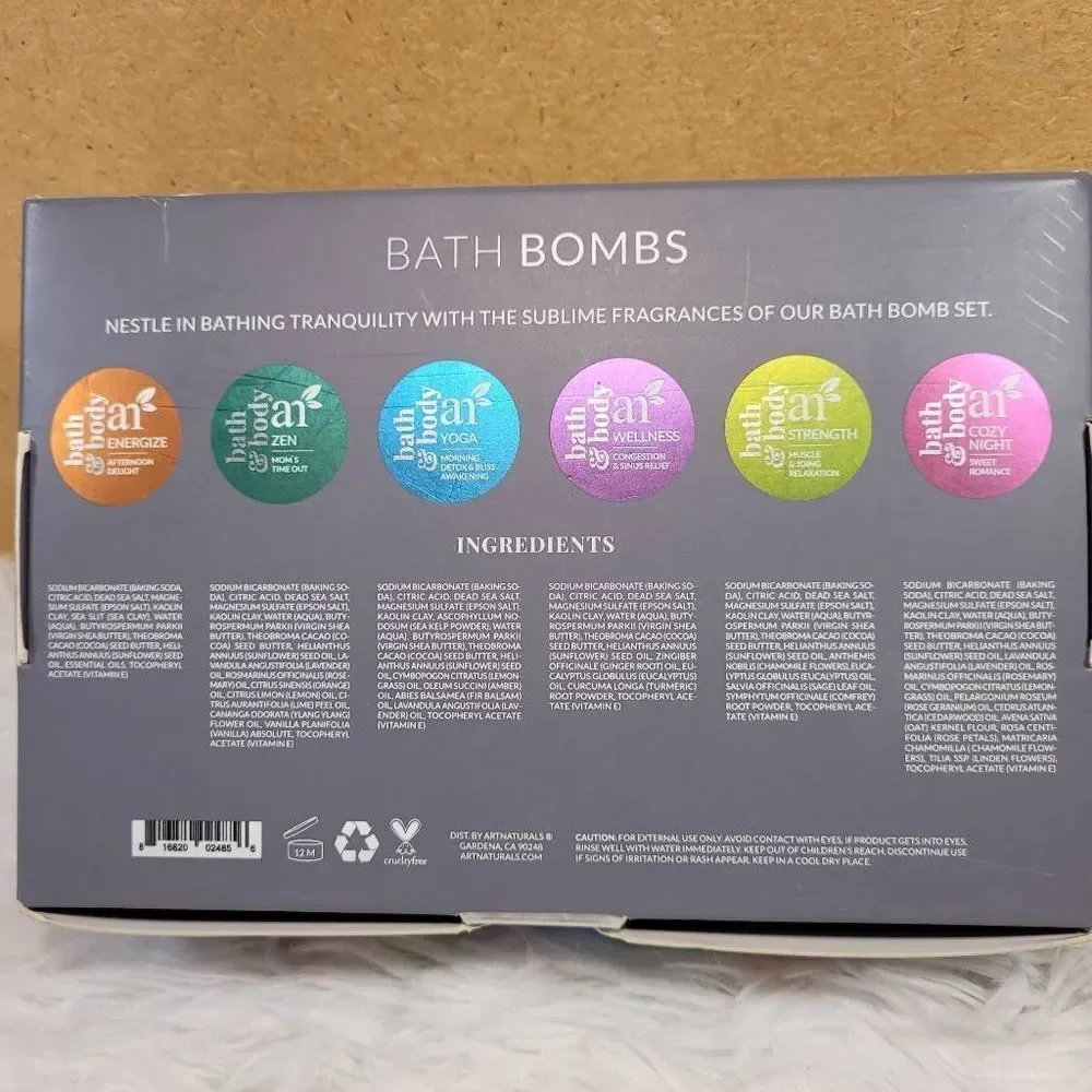 Art Naturals Bath & Body Bath Bombs- NIB